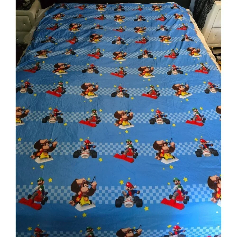 Vintage 2002 Nintendo Mario Kart DS Twin Sheet
